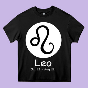 Leo Horoscope Heavy Core Tee Designed By Bettercallsaul
