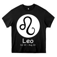Black Leo Horoscope Heavy Core Tee - Bettercallsaul