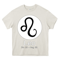 Cream Leo Horoscope Heavy Core Tee - Bettercallsaul