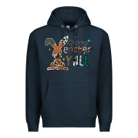 Navy Happy Easter Y'all Premium Hoodie - CowhideDigitalArt