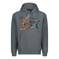 Rock Happy Easter Y'all Premium Hoodie - CowhideDigitalArt