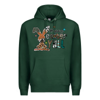 Sports Green Happy Easter Y'all Premium Hoodie - CowhideDigitalArt