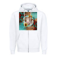 White western merino Zipper Hoodie - BarkalooDesign