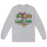 Moon Dust Beads and bling it's' a Mardi Gras thing Long Sleeve Tee - FaDigitalArtStudio
