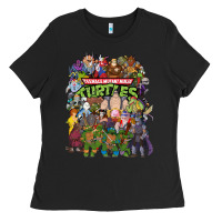 Black Vintage Movies  Family Painting Ladies Tee - maiPhamDesign