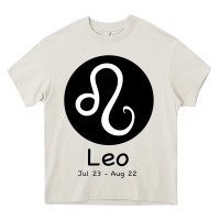 Cream Leo Horoscope Heavy Core Tee - Bettercallsaul