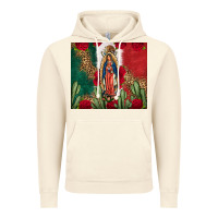 Vintage Artic Our Lady Of Guadalupe Mexican Flag Roses Cactus Vintage Hoodie - FaDigitalArtStudio
