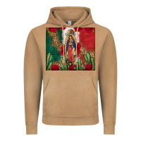 Vintage Camel Our Lady Of Guadalupe Mexican Flag Roses Cactus Vintage Hoodie - FaDigitalArtStudio