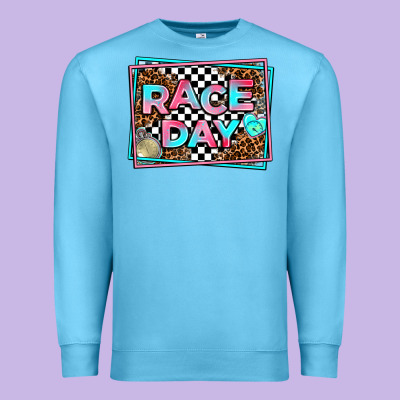 Race Day Premium Sweatshirt Designed By Adodesignshop