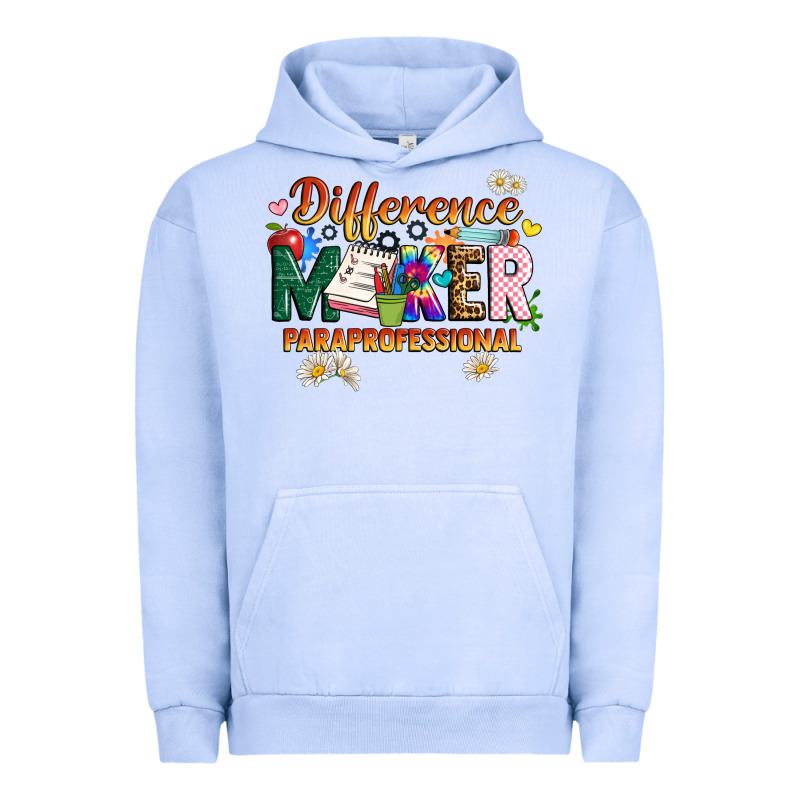 Difference Maker Paraprofessional Urban Hoodie by JahusDesignShop | Teevron