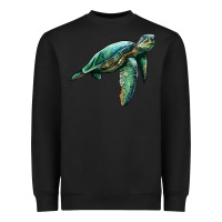 Black sea turtle Heavyweight Sweatshirt - Artiststas