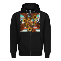 Black western horse Zipper Hoodie - BarkalooDesign