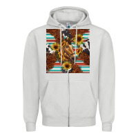 Dove Grey western horse Zipper Hoodie - BarkalooDesign