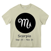 Mossy Scorpio Horoscope Heavy Core Tee - Bettercallsaul