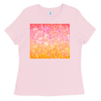 Bubblegum Pink orange pink ombre glitter Ladies Tee - TumblerDesignByShophia
