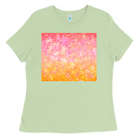 Matcha orange pink ombre glitter Ladies Tee - TumblerDesignByShophia