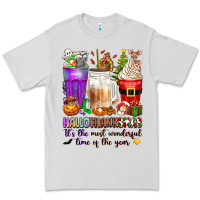 Dove Grey Hallothanksmas coffee cups Premium Tee - texasbilliewilder
