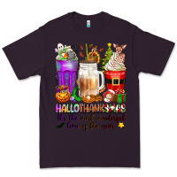 Plum Hallothanksmas coffee cups Premium Tee - texasbilliewilder