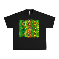 Black St. Patrick's Day brushstrokes Urban Heavy Tee - HowdyJamesFarm