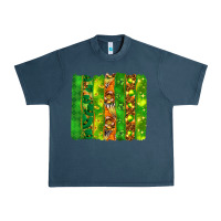 Midnight Navy St. Patrick's Day brushstrokes Urban Heavy Tee - HowdyJamesFarm