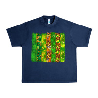 Navy St. Patrick's Day brushstrokes Urban Heavy Tee - HowdyJamesFarm