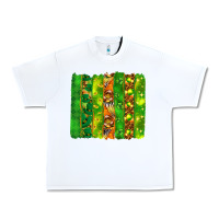 White St. Patrick's Day brushstrokes Urban Heavy Tee - HowdyJamesFarm