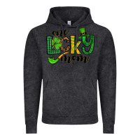 Vintage Black One lucky mom St. Patrick's Vintage Hoodie - OliviaCreatesArt