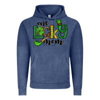 Vintage Denim One lucky mom St. Patrick's Vintage Hoodie - OliviaCreatesArt