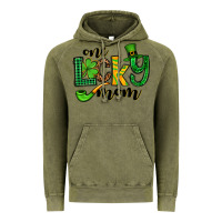 Vintage Olive One lucky mom St. Patrick's Vintage Hoodie - OliviaCreatesArt