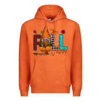 Carrot Fall Vibes Premium Hoodie - CowhideDigitalArt