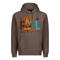 Coffee Fall Vibes Premium Hoodie - CowhideDigitalArt