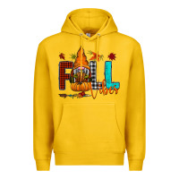 Lemon Fall Vibes Premium Hoodie - CowhideDigitalArt