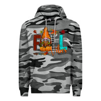 Slate Camo Fall Vibes Premium Hoodie - CowhideDigitalArt