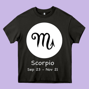 Scorpio Horoscope Heavy Core Tee Designed By Bettercallsaul