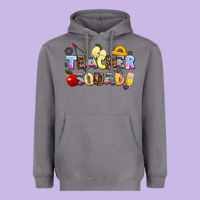 Teacher Squad Heavyweight Hoodie Designed By Adodesignshop
