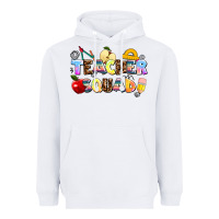 White teacher squad Heavyweight Hoodie - AdoDesignShop