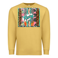Antique Gold racing brushstroke Premium Sweatshirt - AdoDesignShop