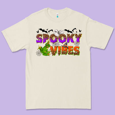 Spooky Vibes Premium Tee Designed By Nancycooperartshop