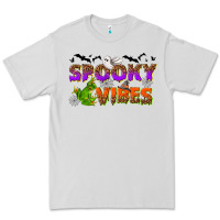 Dove Grey Spooky vibes Premium Tee - NancyCooperArtShop