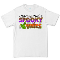 White Spooky vibes Premium Tee - NancyCooperArtShop