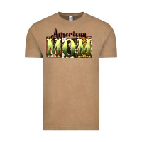 Vintage Coffee American Mom Mother's Day Vintage Tee - CowGirlArtShop
