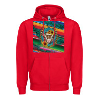 Red western baby goat Zipper Hoodie - BarkalooDesign