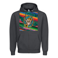Smoke western baby goat Zipper Hoodie - BarkalooDesign