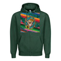Sports Green western baby goat Zipper Hoodie - BarkalooDesign