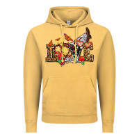 Vintage Mustard western love for cowgirls olivia Vintage Hoodie - OliviaCreatesArt