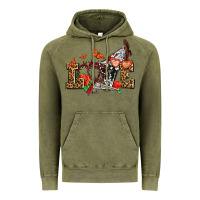 Vintage Olive western love for cowgirls olivia Vintage Hoodie - OliviaCreatesArt