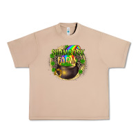 Burro St. Patrick's Shamrock farm Urban Heavy Tee - CowGirlArtShop