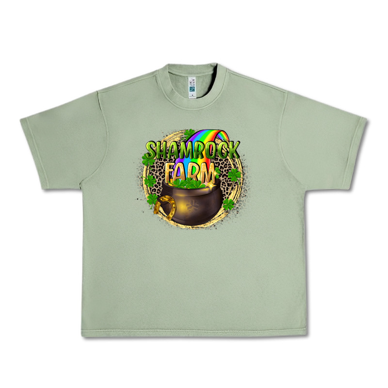 St. Patrick's Shamrock Farm Urban Heavy Tee by CowGirlArtShop | Teevron