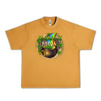 Peanut Butter St. Patrick's Shamrock farm Urban Heavy Tee - CowGirlArtShop