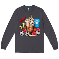 Smoke Soccer Cold Drink Frappe Long Sleeve Tee - FaDigitalArtStudio